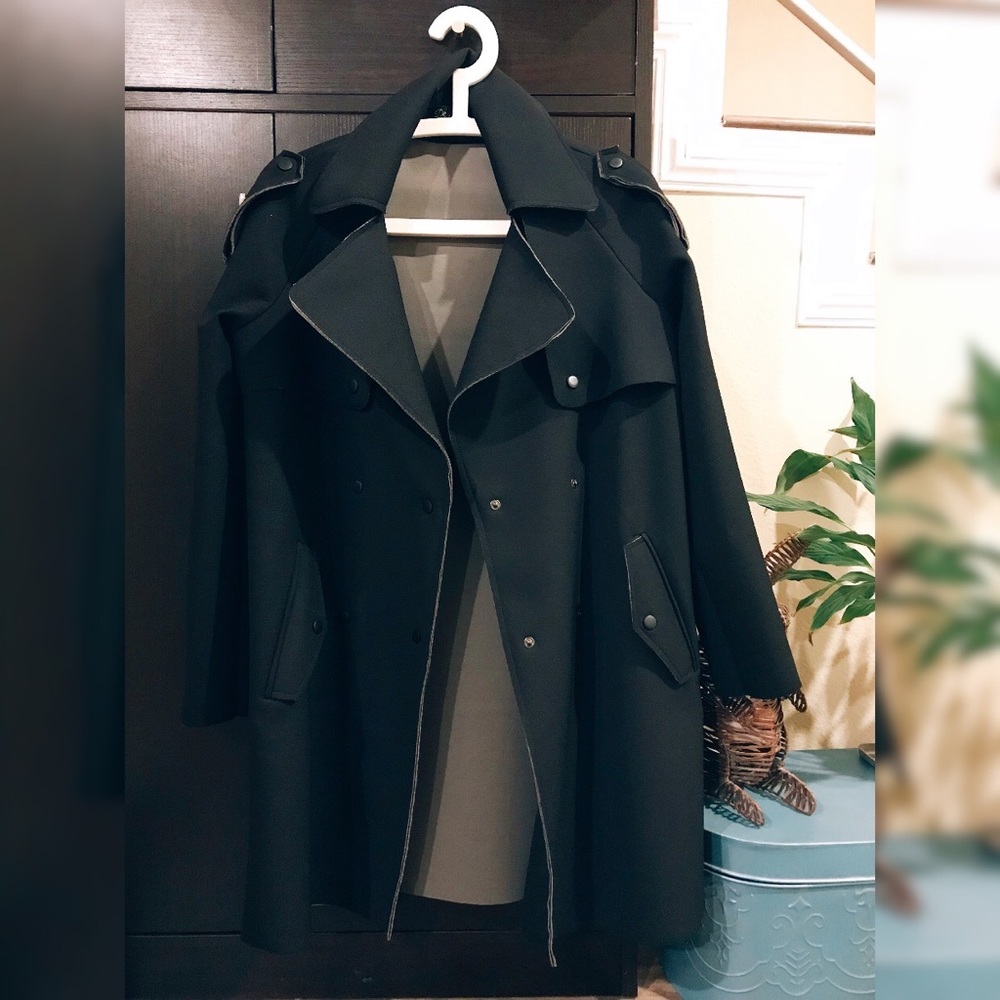 Nasty Gal Rain scuba Surf Trench Coat